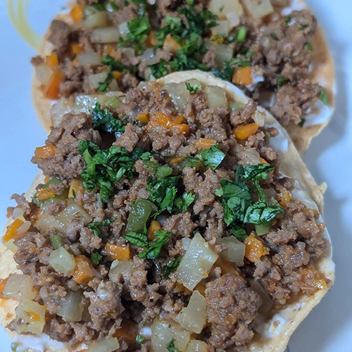 Beef Tostadas